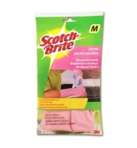 фото: Перчатки латексные Scotch-Brite размер М, розовые