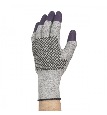фото: Перчатки от порезов Kimberly-Clark Jackson Safety Purple Nitrile G60 97430, S, серые/фиолет
