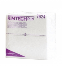 фото: Протирочные салфетки Kimberly-Clark Kimtech Pure 7624, листовые, 35шт, 1 слой, белые