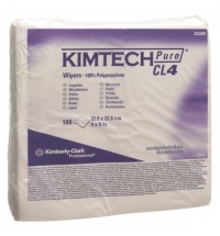 фото: Протирочные салфетки Kimberly-Clark Kimtech Pure CL4 7605, индивидуальные, 100шт, белые