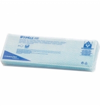 Протирочные салфетки Kimberly-Clark WypAll Х80 7565, листовые, 25шт, 1 слой, синие