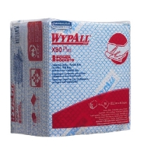 Протирочные салфетки Kimberly-Clark WypAll Х80 Plus 19139, листовые, 30шт, синие