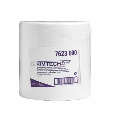 фото: Протирочный материал Kimberly-Clark Kimtech Pure, 7623, для чистых помещений, в рулоне, 223м, 1 слой