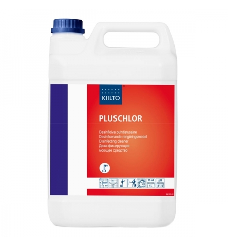 фото: Дезинфицирующее чистящее средство Kiilto Pluschlor 5л, отбеливающее, 205174