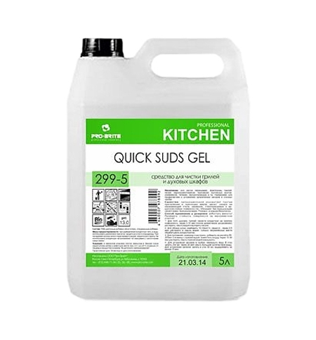 фото: Чистящее средство для кухни Pro-Brite Quick Suds Gel 299-5, 5л, для грилей и духовых шкафов
