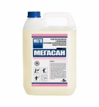 Моющий концентрат Мега Мегасан 5л, для сантехники и кафеля, К 310