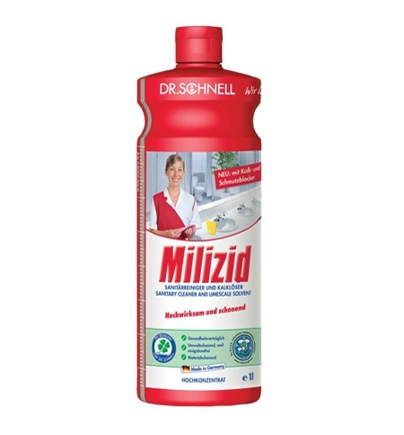 фото: Чистящее средство для сантехники Dr.Schnell Milizid 1л, для санитарных зон, 30004, 143387