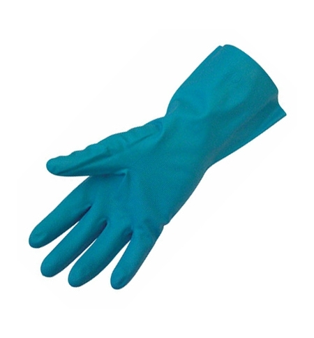 фото: Перчатки защитные Ампаро Риф р.L, зеленый, нитрил, 447513