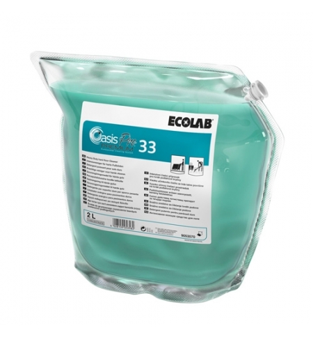 фото: Универсальное моющее средство Ecolab Oasis Pro 33 Premium 2л, для полов, стен, оборудования, 9053570