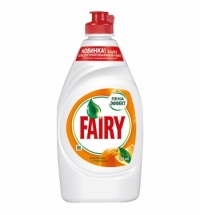 Средство для мытья посуды Fairy 450мл, апельсин-лимонник, гель