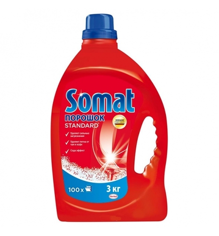 фото: Порошок для посудомоечной машины Somat Standart 3кг, сода эффект