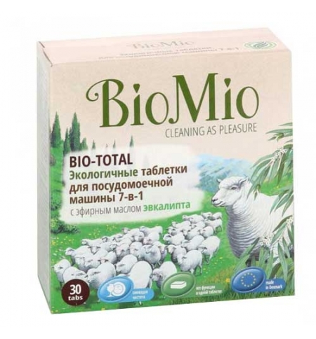 фото: Таблетки для ПММ Bio Mio 7в1 30шт