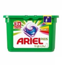 Капсулы для стирки Ariel Pods Color 15шт х 28.8г, автомат