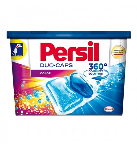фото: Капсулы для стирки Persil Duo-Caps. Колор 360 21шт, для цветных вещей, автомат