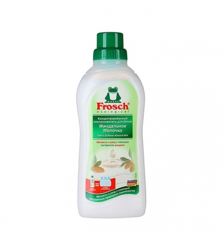 фото: Кондиционер для белья Frosch 750мл, миндальное молочко, концентрат