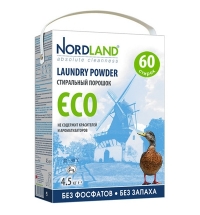 Стиральный порошок Nordland Eco 1.8кг, без фосфатов
