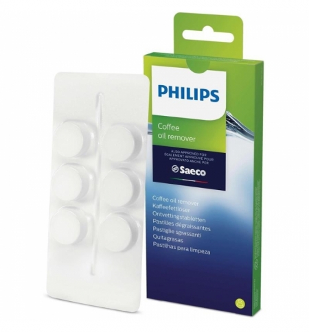 фото: Очищающие таблетки Philips CA6704/10 для очистки от кофейных масел, 6шт