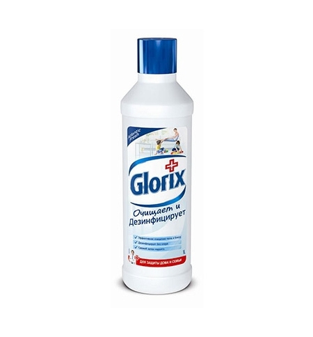 фото: Средство для мытья пола Glorix 1л, атлантическая свежесть, жидкость