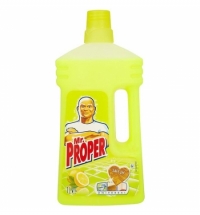 фото: Средство для мытья пола и стен Mr Proper 1л, лимон, жидкость
