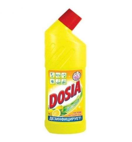 фото: Чистящее средство для унитаза Dosia 750мл, лимон, гель