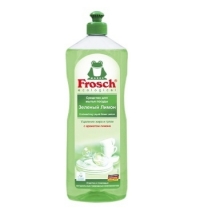 Средство для мытья посуды Frosch 1л, зеленый лимон, гель