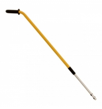 фото: Ручка швабры Rubbermaid Hygen 115-186см, телескопическая, алюминиевая, желтая, FGQ760000000