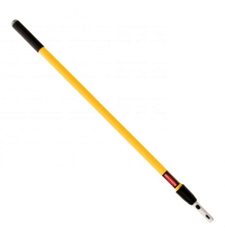 фото: Ручка швабры Rubbermaid Hygen 121.9-182.9см, телескопическая, желтая, FGQ75500YL00