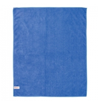 фото: Тряпка для мытья пола Лайма Стандарт 70х80см, плотная микрофибра, синяя