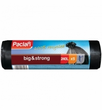 фото: Мешки для мусора Paclan Big&Strong 240л, 30мкм, 5шт/уп