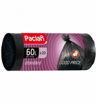 фото: Мешки для мусора Paclan Standard 60л, 7.4мкм, 20шт/уп