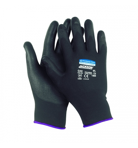фото: Перчатки защитные Kimberly-Clark Jackson Safety G40 13837, общего назначения, S, черные